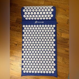 Blue Acupressure Mat and Pillow Set